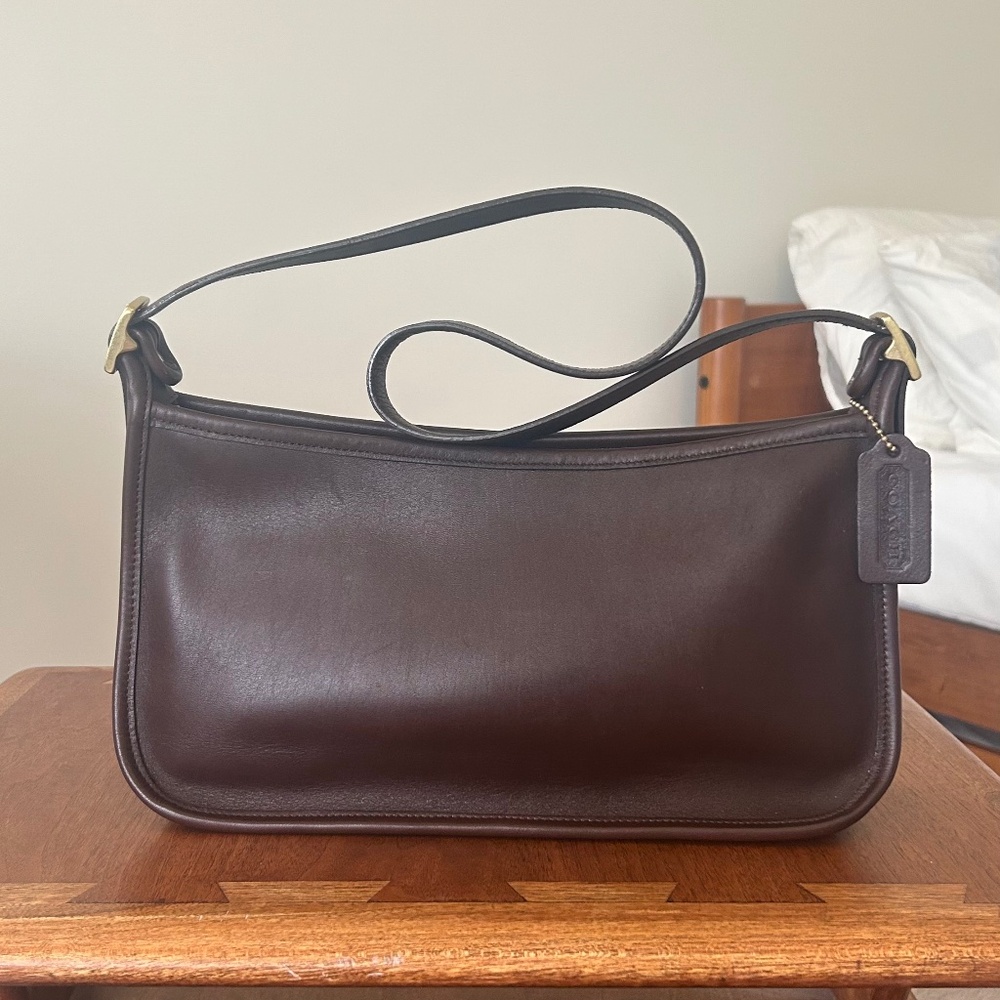 Authentic Vintage Coach Aubrey Zip in Mahogany #9071